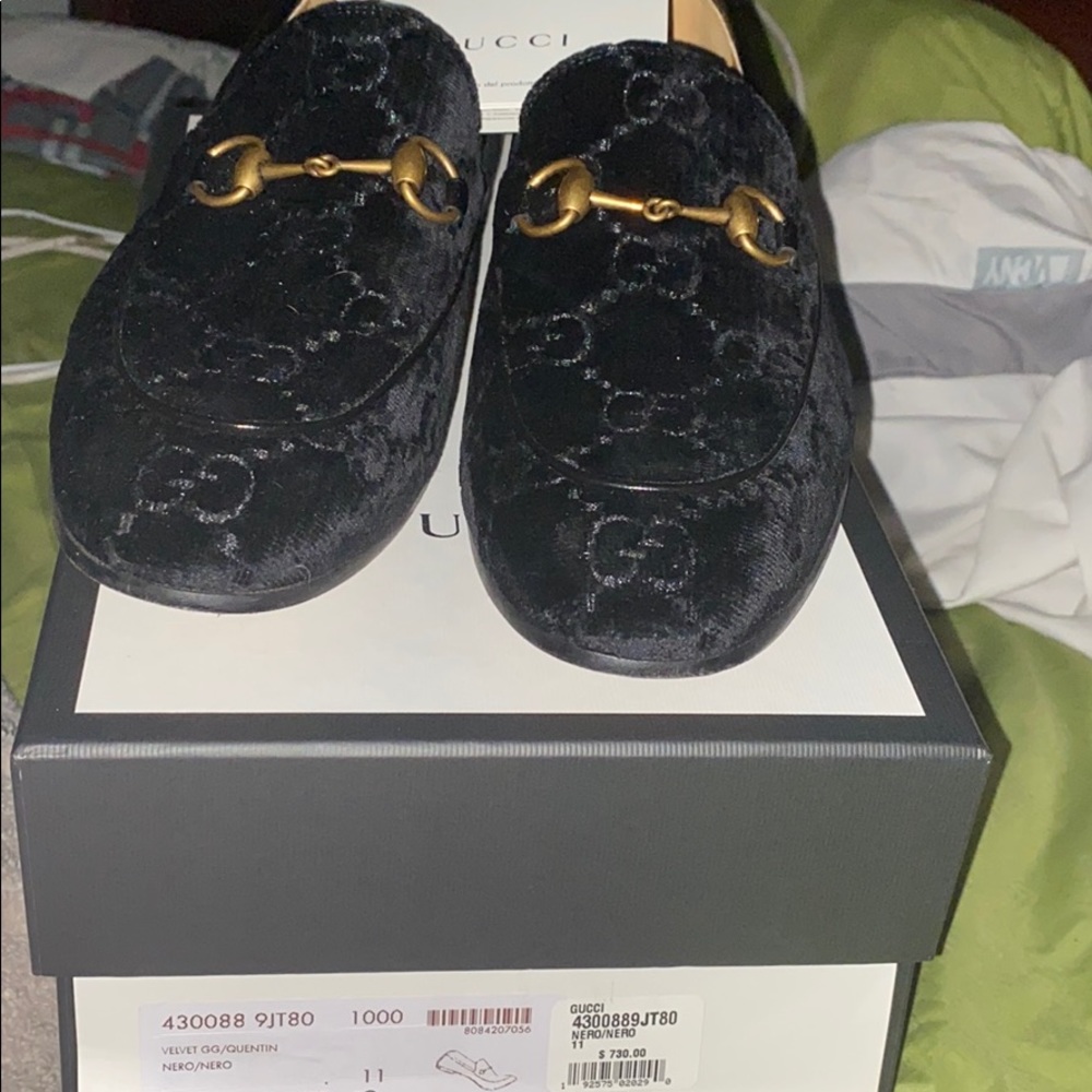Swede gucci loafers worn 1 time